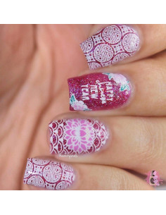 Placa de Estampado de Uñas Maniology Koi Japonés 12.1x6.1cm 2