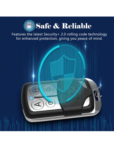 Control Remoto Ezyopenteck I11-MAX para Puerta de Garaje