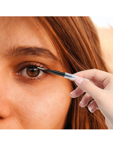 20 Cepillos Micro para Cejas y Pestañas LUTER - Con Tapa