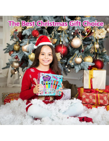 Kit de Esmalte de Uñas para Niñas Combaybe - 8 Colores No Tóxicos