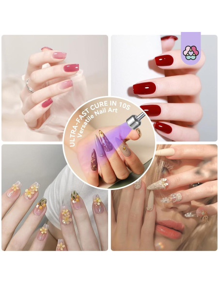 Lámpara UV SAVILAND 12W para Uñas de Gel - Secado Rápido