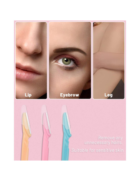 Rasuradora de Cejas MoHern 12 Pcs Profesional para Mujeres