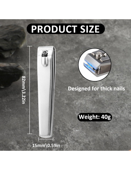 Cortauñas Profesional Xthrotsenk Acero Inoxidable 8.13 cm