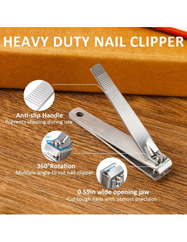 Cortauñas Profesional Xthrotsenk Acero Inoxidable 8.13 cm