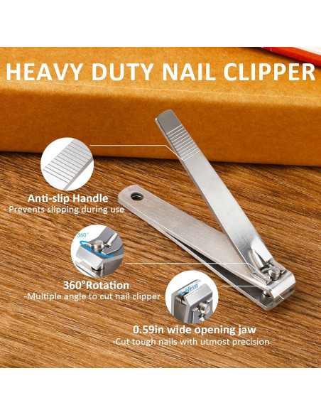 Cortauñas Profesional Xthrotsenk Acero Inoxidable 8.13 cm