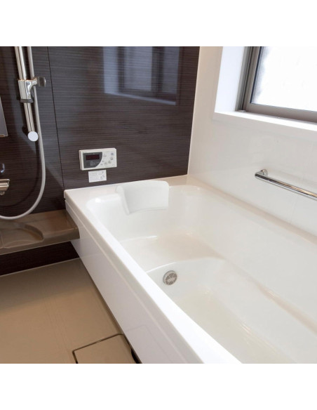 Cojín de Baño POPETPOP Impermeable 29.5x14.5 cm Blanco