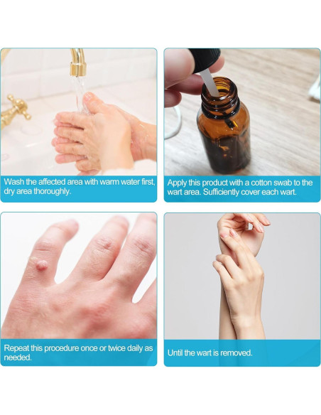 Removedor de Maíz MQUPIN 15ml x 2 + 30 Almohadillas + 10 Hisopos