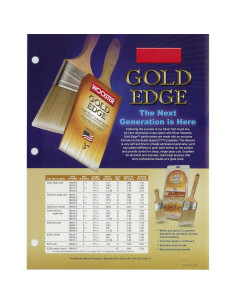 Brocha Wooster 5235 Gold Edge 5 cm Bisel Dorado 2