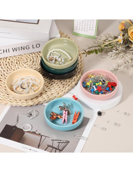 Soporte de Clips de Papel Cerámica PATIKIL Verde Matcha 2 Pcs