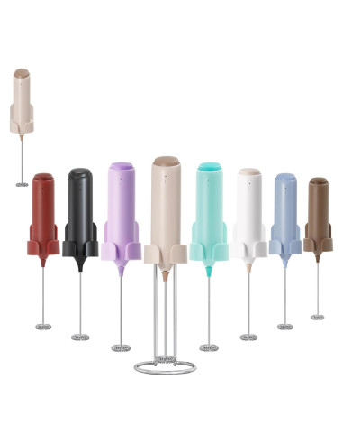 Espumador de Leche Eléctrico ELMWAY KJBQ-10 Recargable Beige