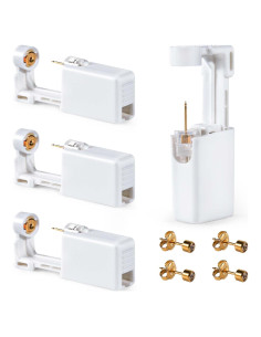 Kit de Perforación de Orejas Desechable OBTANIM - 4 Piezas Oro