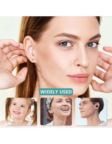 Kit de Perforación de Orejas Desechable OBTANIM - 4 Piezas Oro