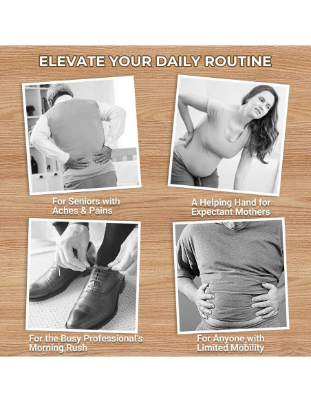 Cuchara de Calzado de Metal Amroicus 2 Piezas Mango Largo