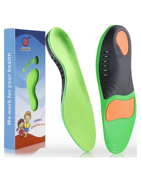 Plantillas ortopédicas Ailaka para niños con soporte de arco