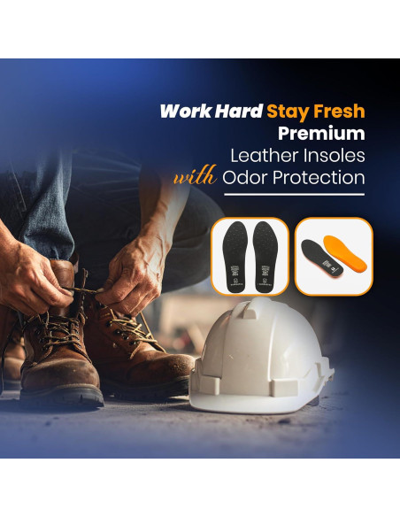 Plantillas Viscoelásticas Handarte para Botas de Trabajo EU42