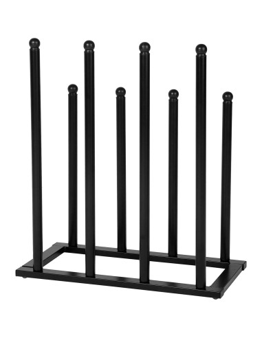 Juego de 2 organizadores de zapatos MyGift metal negro moderno