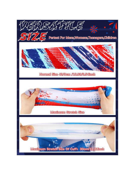 10 Pares Mangas de Protección Solar UV Unisex - Poliester L