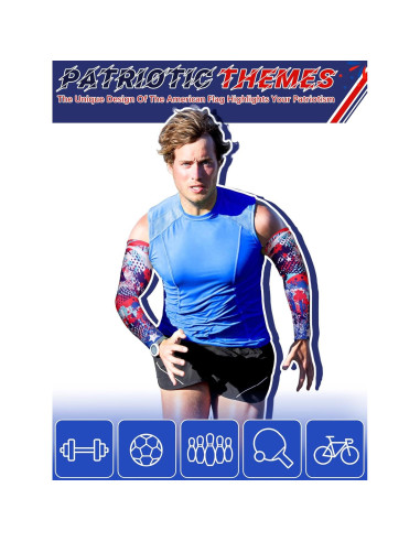 10 Pares Mangas de Protección Solar UV Unisex - Poliester L