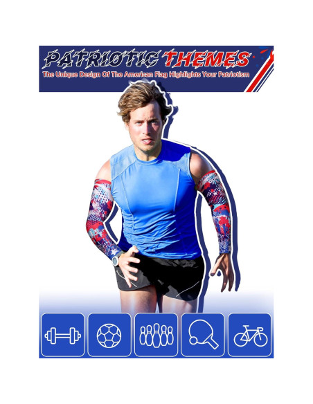 10 Pares Mangas de Protección Solar UV Unisex - Poliester L