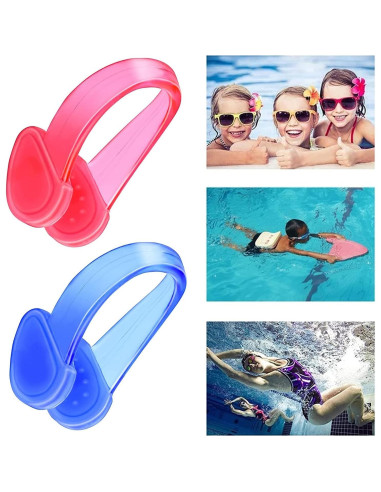 Clip de Nariz para Natación Linwnil 6 Pcs Multicolor