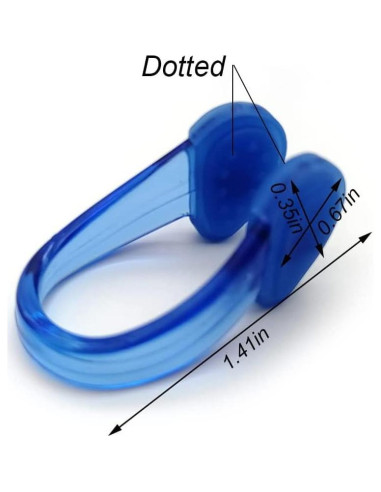 Clip de Nariz para Natación Linwnil 6 Pcs Multicolor