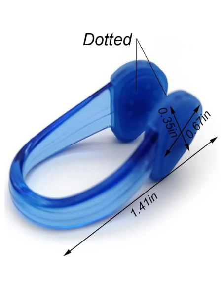 Clip de Nariz para Natación Linwnil 6 Pcs Multicolor