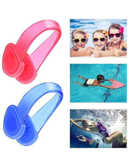 Clip de Nariz para Natación Linwnil 6 Pcs Multicolor