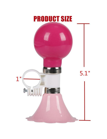 Timbre de bicicleta para niños Freefish Rosa 20-23 mm