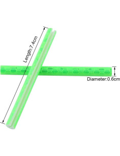 Yosoo 24 Piezas Clips Reflectantes para Radios de Bicicleta 2