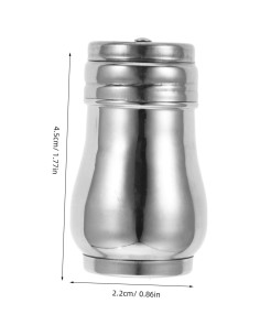 Shakers de Especias de Acero Inoxidable TOPPERFUN 2 Pcs 2
