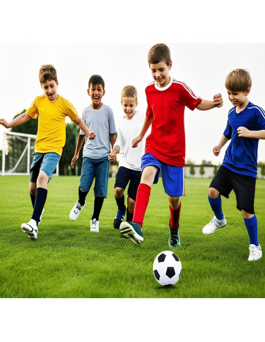 Balón de Fútbol NiuXTool Clásico Negro y Blanco - Tamaños 3, 4 y 5