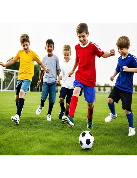 Balón de Fútbol NiuXTool Clásico Negro y Blanco - Tamaños 3, 4 y 5