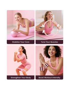 Kit de Pilates Fuelion: Anillo, Pelota, Pesas y Bandas 2