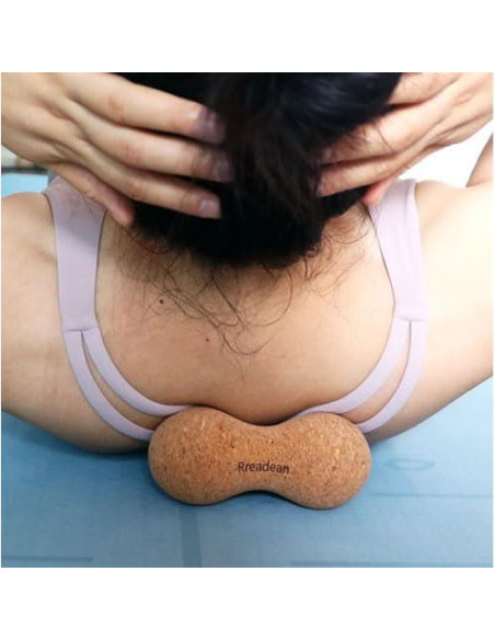 Bola de Masaje de Corcho Rreadean 13.9cm Alivio Muscular