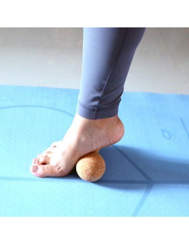 Bola de Masaje de Corcho Rreadean 13.9cm Alivio Muscular