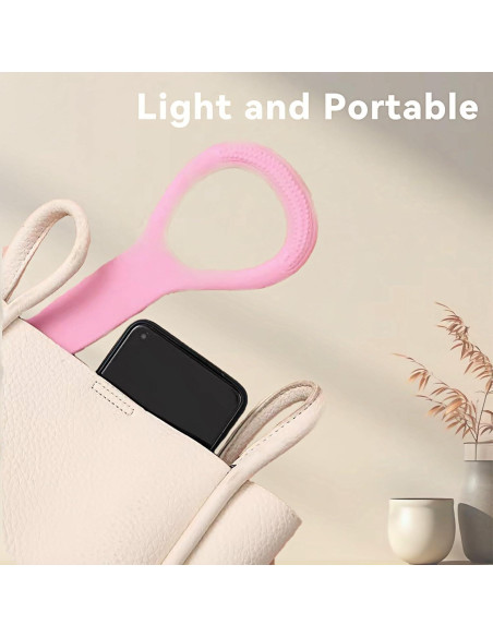 Banda de Resistencia NZWNXDTQ Rosa - Paquete de 3 para Ejercicio