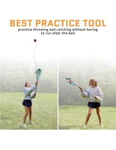 Pelota Rebounder de Lacrosse ACELETIQS Carom - Entrenamiento 2