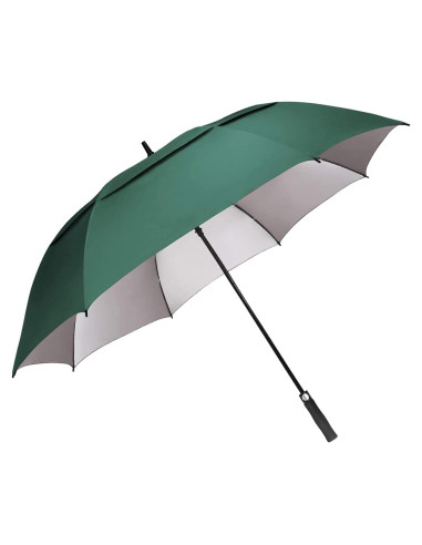 Paraguas de Golf G4Free 62 Pulgadas UV Automático Doble Dosel