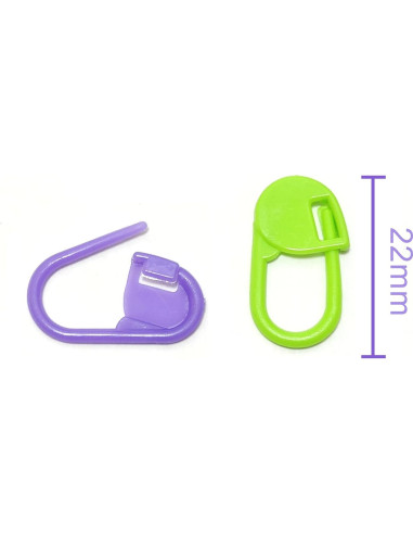 60 Marcadores de Puntos de Tejido Jicslaew de Plástico