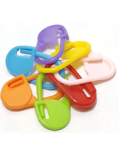 60 Marcadores de Puntos de Tejido Jicslaew de Plástico