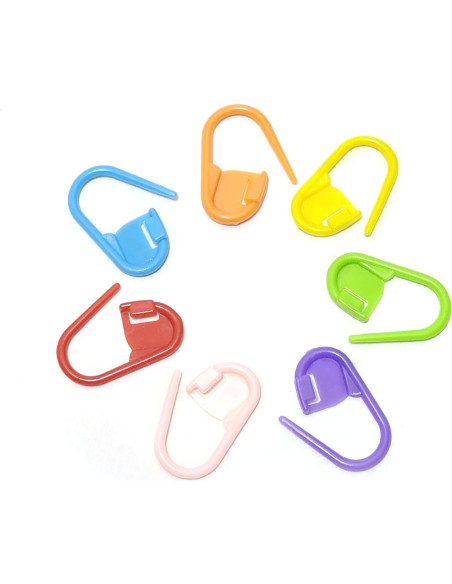 60 Marcadores de Puntos de Tejido Jicslaew de Plástico