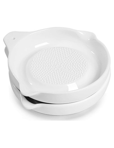 Set de 2 Ralladores de Cerámica ONTUBE para Cocina 16.5 cm