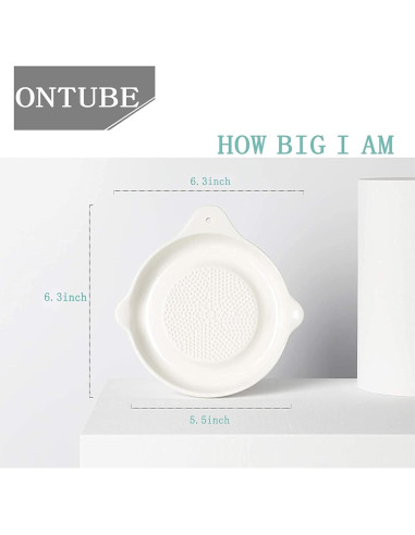 Set de 2 Ralladores de Cerámica ONTUBE para Cocina 16.5 cm