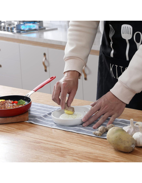 Set de 2 Ralladores de Cerámica ONTUBE para Cocina 16.5 cm