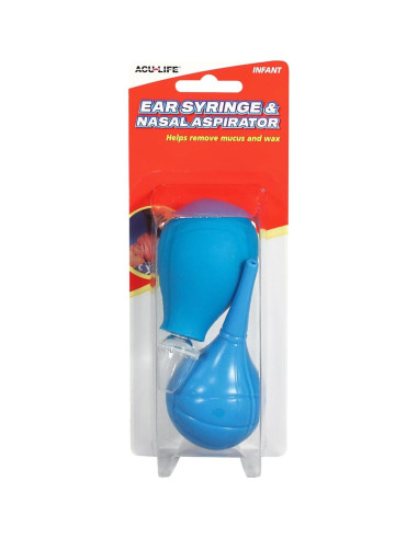 Acu-Life Jeringa para Oídos y Aspirador Nasal para Bebés