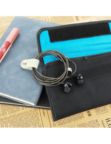 Organizador de Cables Thinp 6 Piezas Cuero PU Compacto