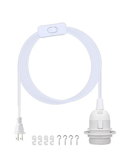 Cuerda de Luz Colgante Enchufable DXMKOP 4.88m E26/E27 60W