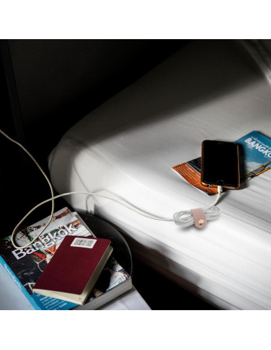 Organizador de Cables Thinp 6 Piezas Cuero PU Compacto