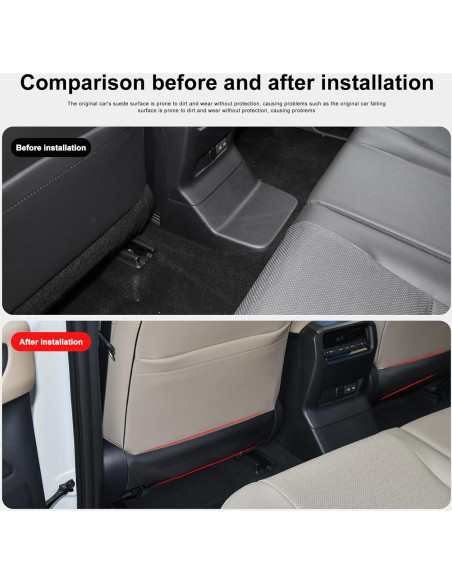 Protectores Antigolpes SMABEE para Asientos Traseros Toyota 2024-2025