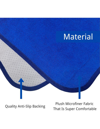 Funda de Asiento de Coche Hirritale Azul Impermeable 1PC